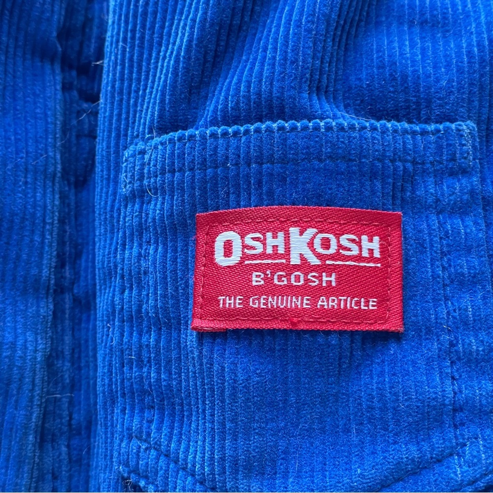 Vintage OshKosh B’gosh Corduroy Fleece Lined Hooded Jacket - Picture 8 of 12